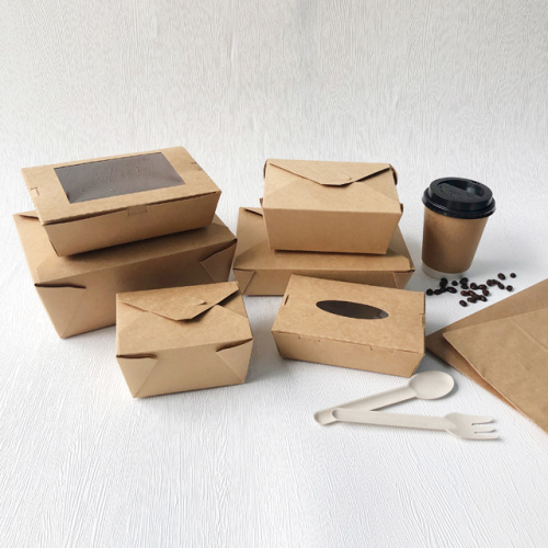 Cajas de papel de Kraft de venta caliente