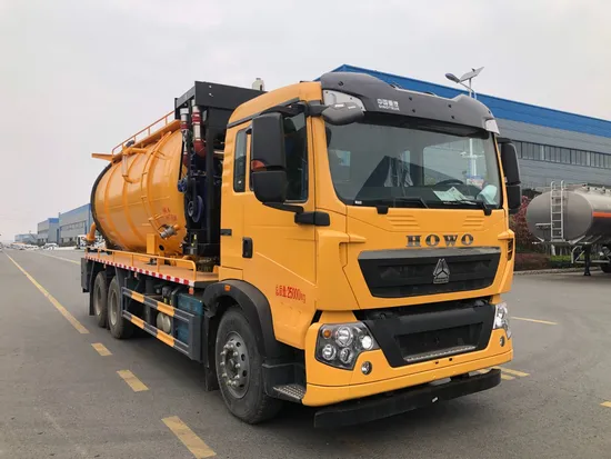 Foton 22cbm Pembersihan Tangki Septik Pembetung Jetting Trak Sedut Vakum1