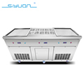 Top Quality Double Pan Stainless Steel Ice Cream Rolls Fried Ice Cream Machine1