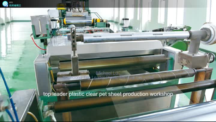 Líder de primer líder Plastic Clear Pet Hole Production Trabajo