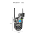 4G Sim Card Outdoor Waterproof WIFI IP Camera V380 Pro1