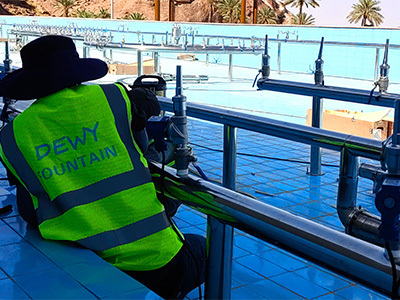 El proyecto de fuente musical de agua de Arabia Saudita