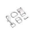 Gold Zinc Alloy Dog Leash Hook with Auto Locking Carabiner - 15 Inch Bag Ring1