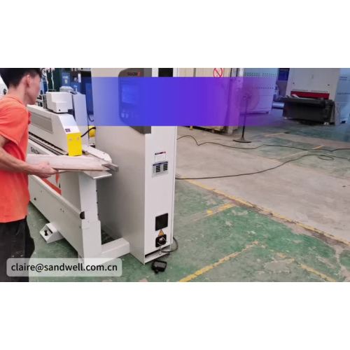Bathroom cabinet edge sanding machine