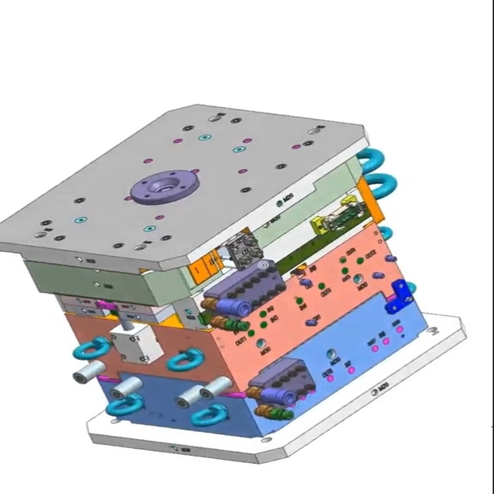 Molde de inyección de cajas