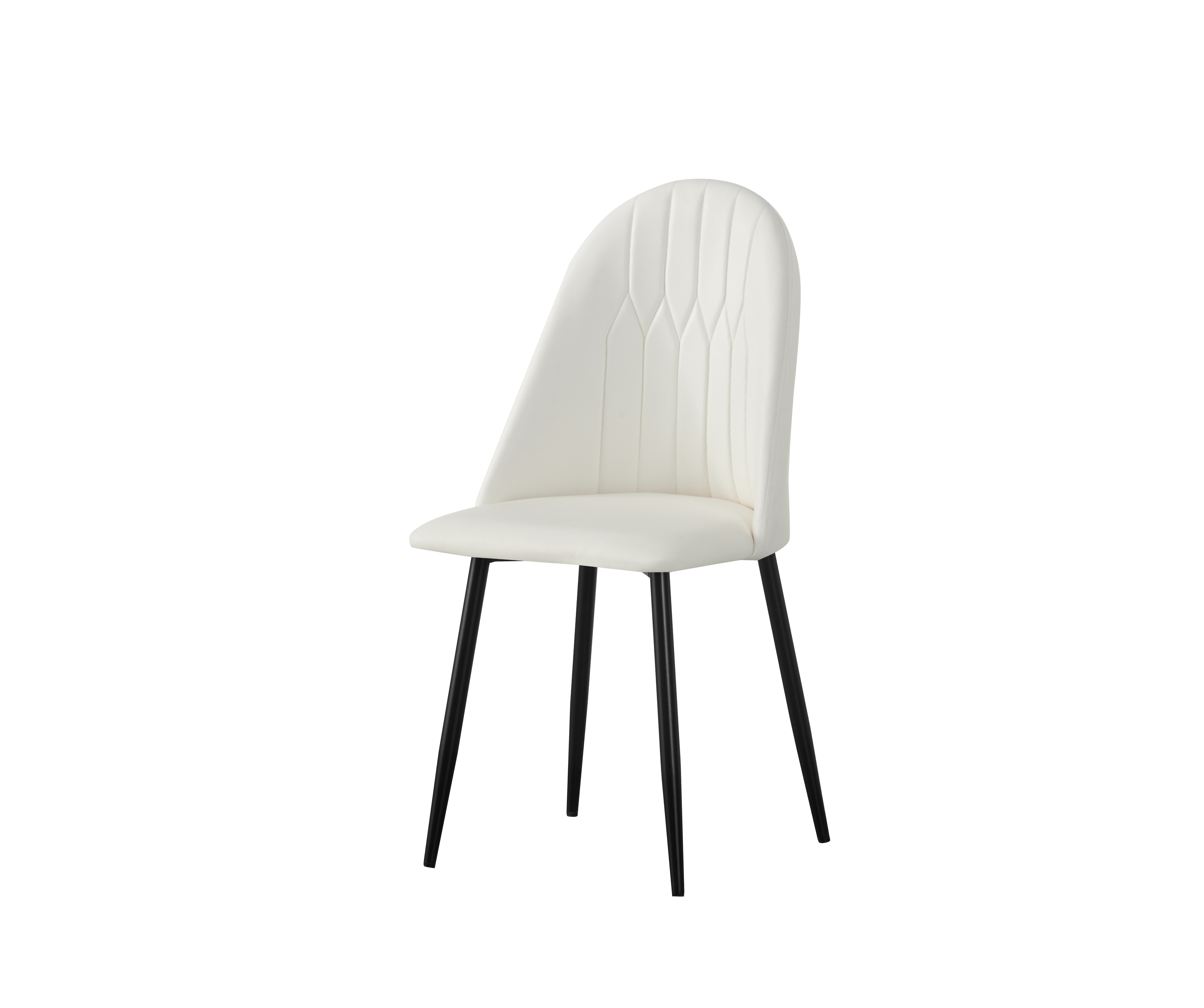 BR-24A29 elegante cadeira de jantar de couro moderna para decoração de casa contemporânea