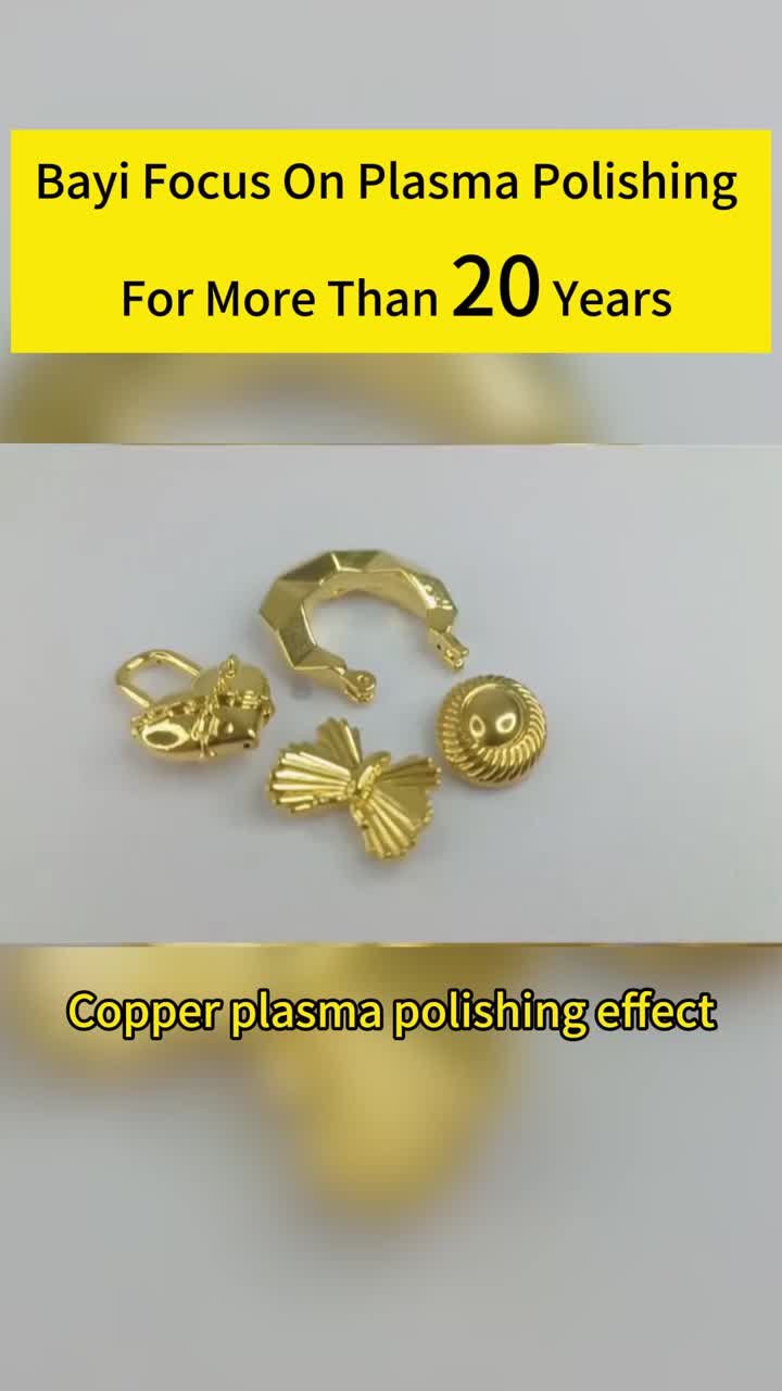 Copper plasma polishing effect display