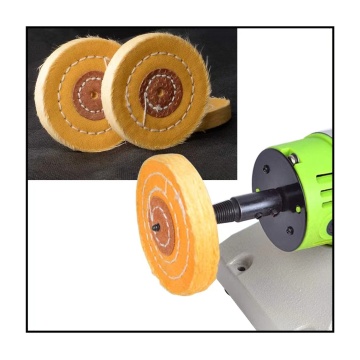 Polishing cotton cloth wheel structure