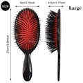 Custom Logo Dry Wet Brush Detangling Hair Brush with Scalp Massage Nylon Boar Bristle for Hair Extensions1
