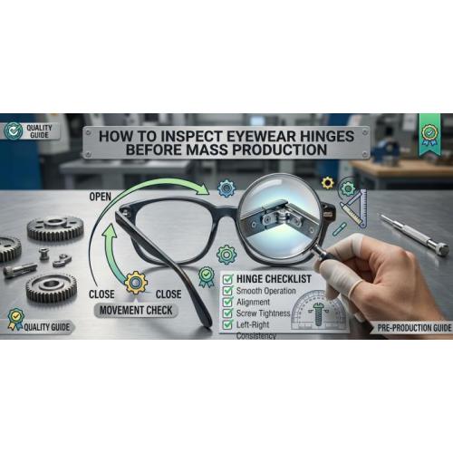 How to Inspect Eyewear Hinges Before Mass Production？