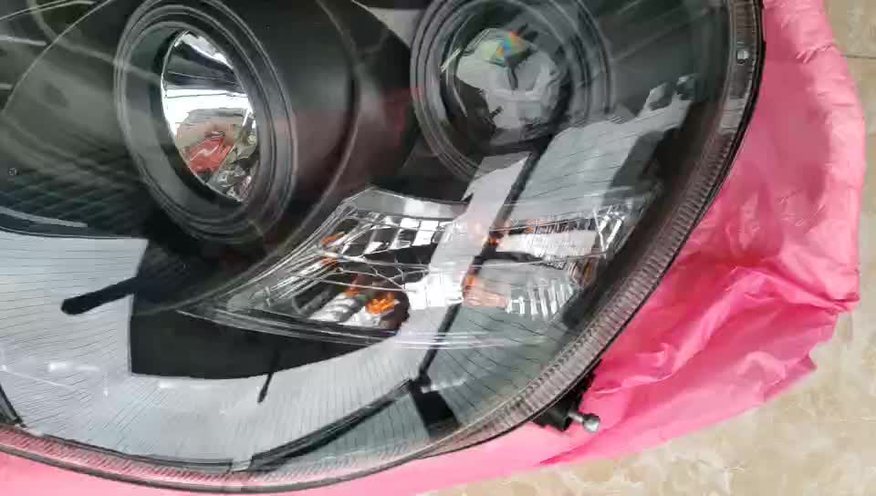 Uuzaji wa moto W220 S280 S320 S500 S600 Kichwa cha kichwa taa ya taa ya taa 1998 hadi 05 nyeusi aina1