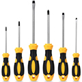 Professional 6-PCs Screwdriver Set with Magnetic Handles, Chrome Vanadium Steel, Non-Slip PP+TPR, Precision Tools1