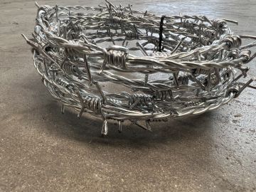 production of barbed wire