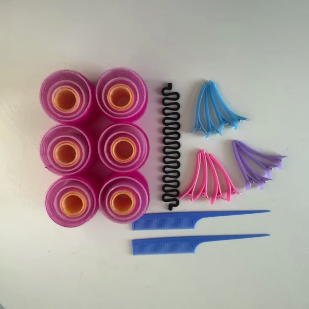 Rolos de cabelo de plástico da moda roller de cabelo1