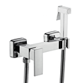 Single Handle Brass Bath Shower Mixer Tap Faucet with Bidet Spray, Shattaf, and Toilet Bidet Sprayer Set1