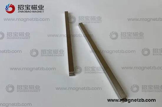 Customized Sintered Rare Earth Neodymium Iron Boron Strip NdFeB Magnet N50h1