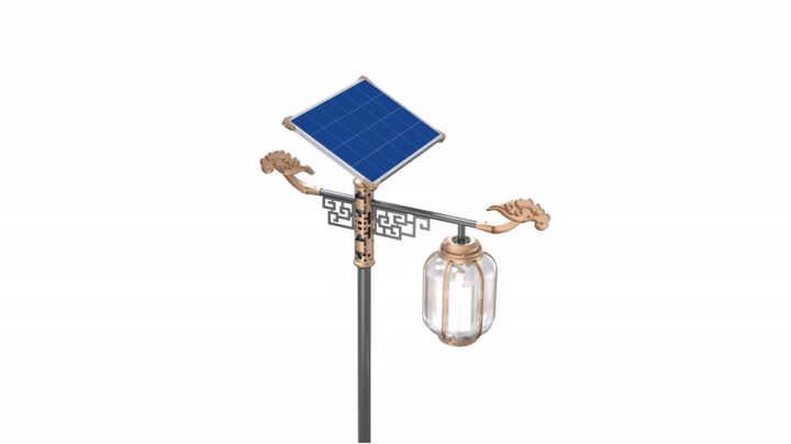 Chinese Style Lantern Solar Lamp