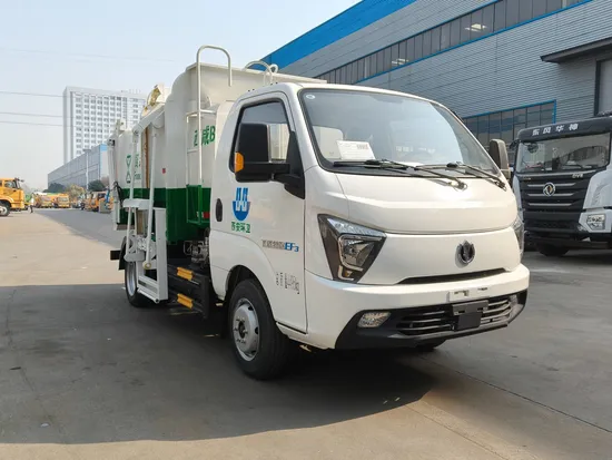 Feidie 4X2 5cbm Mini Electric Compacted Refuse Lori yang menjimatkan1
