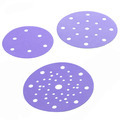 Various Sizes of Purple Sandpaper with Aluminum Oxide: 125mm/5inch & 115mm/4.5inch Abrasive Green PET Hook and Loop Sanding Discs1