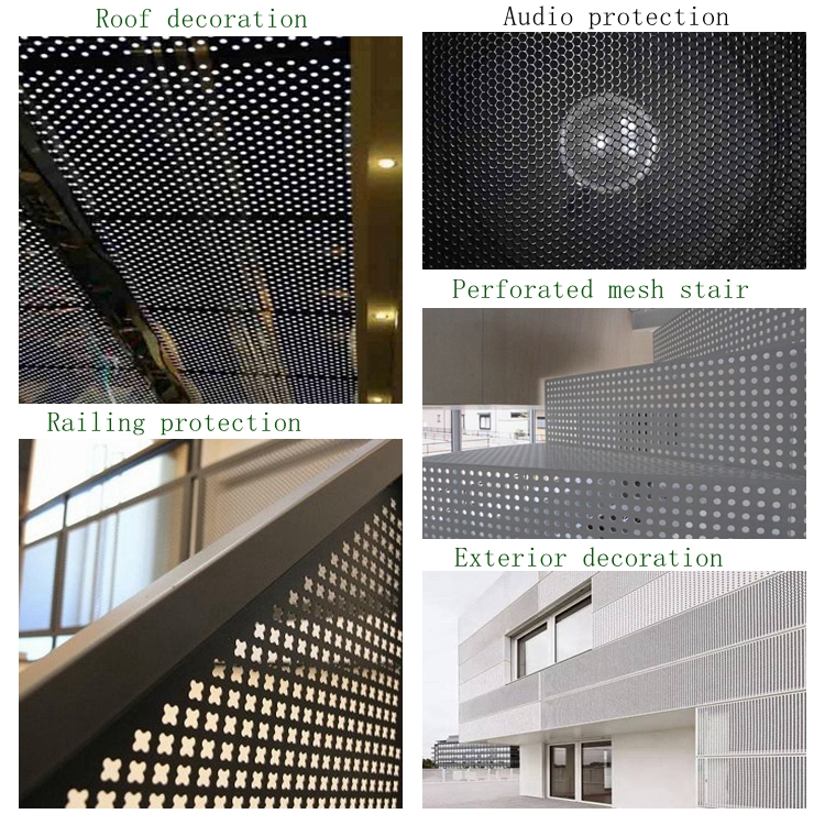 1.5mm hole size aluminium perforated mesh