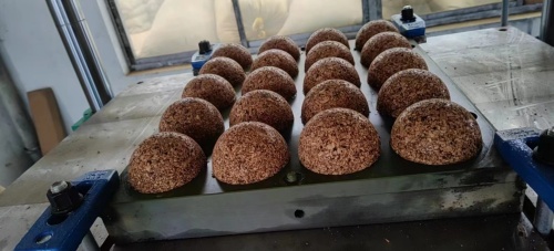 Muskel entspannen natürliche Kork -Softball -Center -Fitnessball