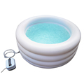 Hot Selling PVC Inflatable Foldable Ice Bath Tub with Spa Bubble Machine1
