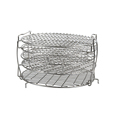 High Quality Air Fryer Accessories: 5-Layer Grill Dehydrator Stand, Food Grade Stainless Steel, Stackable Steam Rack1