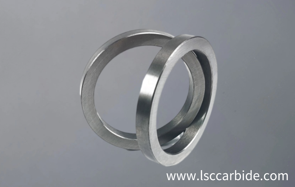 Polished Tungsten Carbide Seal Rings For Sealing Industry Png