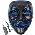 Luminous Purge Mask: LED Light-Up Halloween Party Horror Mask for Cosplay1