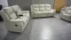 Set de sofá seccional reclinable marrón