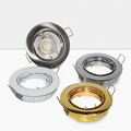 Aluminum GU10 Zinc MR16 Lamp Holder Down Light Spot Light Frame1