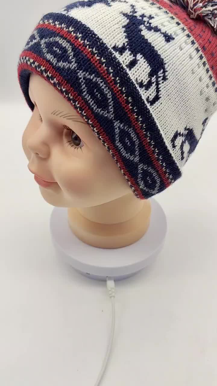 CF-T-0024 knitted beanie and scarf set (1)