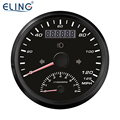 ELING 3 3/8'' 2 in 1 GPS Speedometer Odometer with Tachometer for Vehicles (Car, Boat, Truck) - 12V/24V with Amber Backlight1