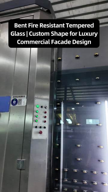 Fire-rated glass meeting strict safety codes