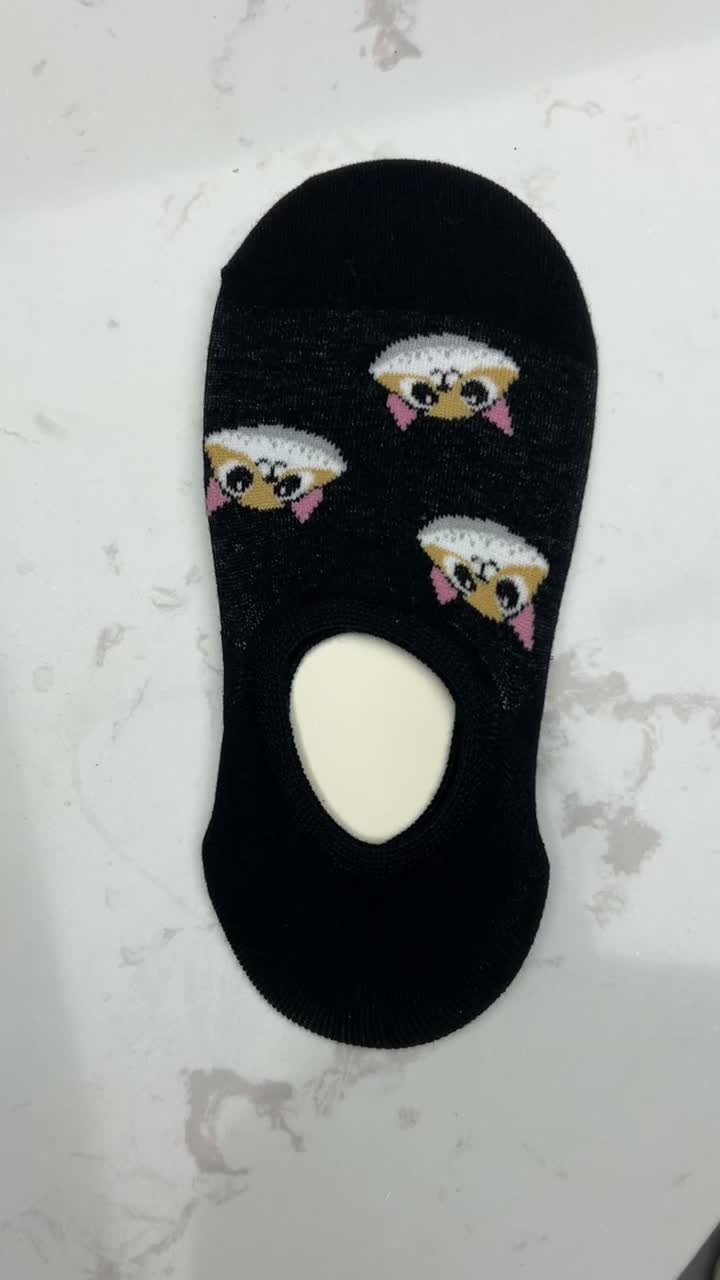 Жаночыя плоскія нябачныя шкарпэткі