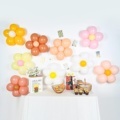 Light Macaron Daisy Aluminum Membrane Balloon Sunflower Petal Decoration for Party and Birthday Celebration1