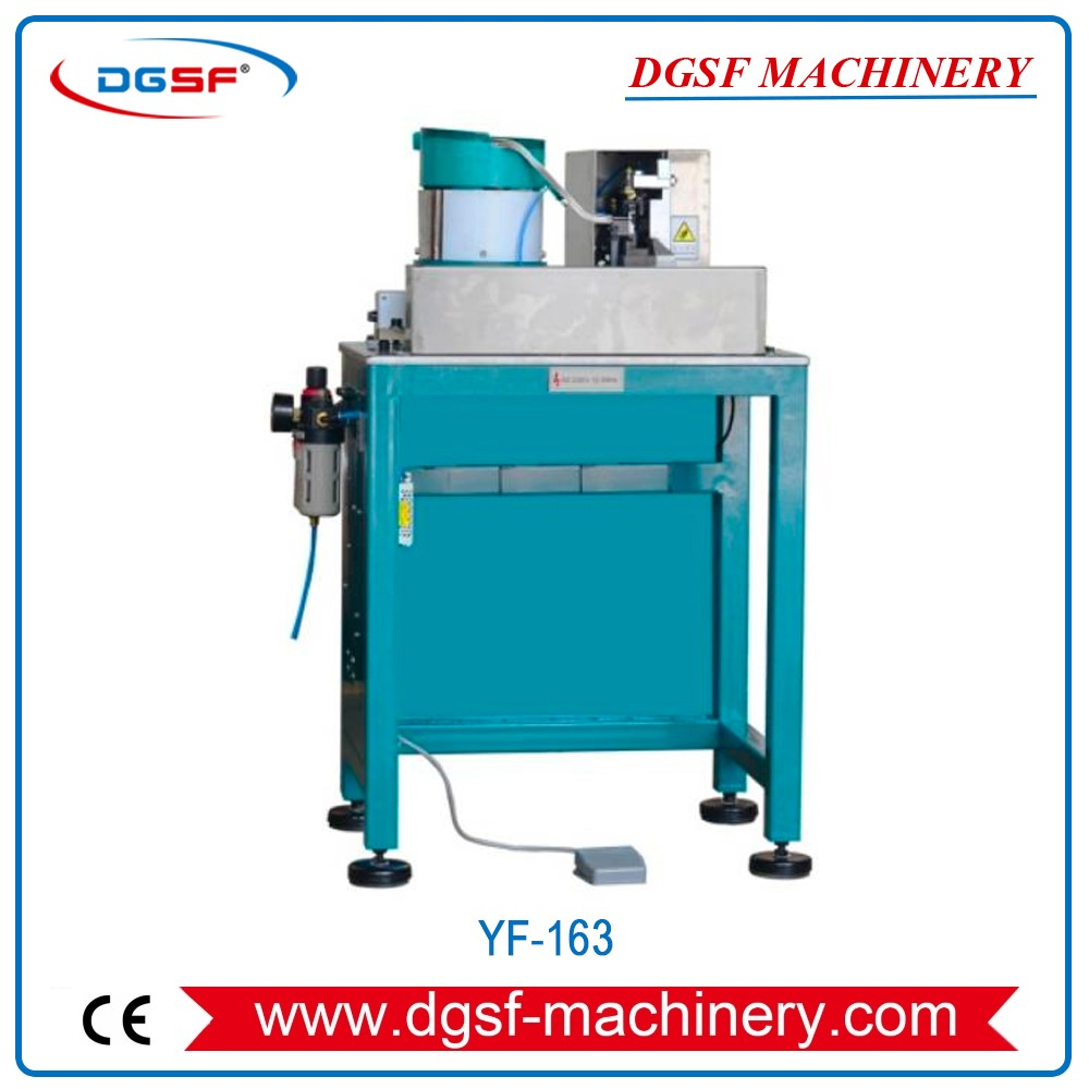 Pneumatischer Reißverschluss-Top-Stopper-Fixiermaschine YF-163