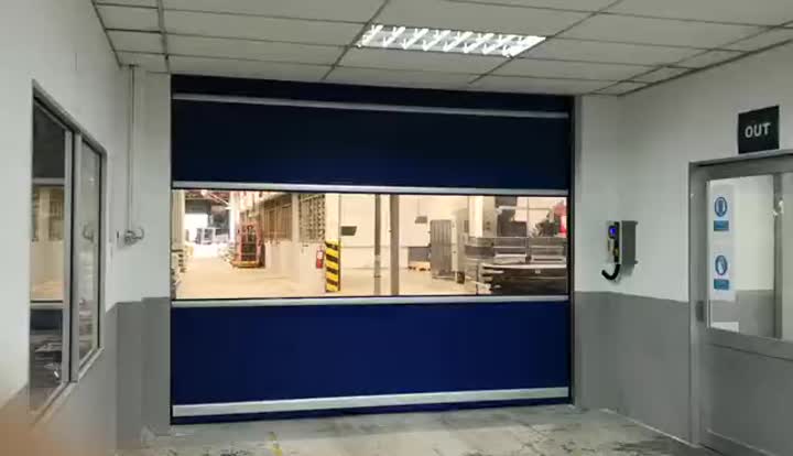 Remote Control PVC High-speed Roller Shutter Door