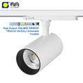 Cold Forged Aluminum COB LED Track Light - 15W Dia 55mm, Flicker-Free, 5-Year Warranty, Multiple Applications, NO MOQ1