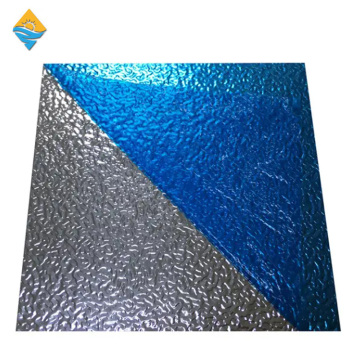 Stucco Aluminum Coil with Blue PVC Film
