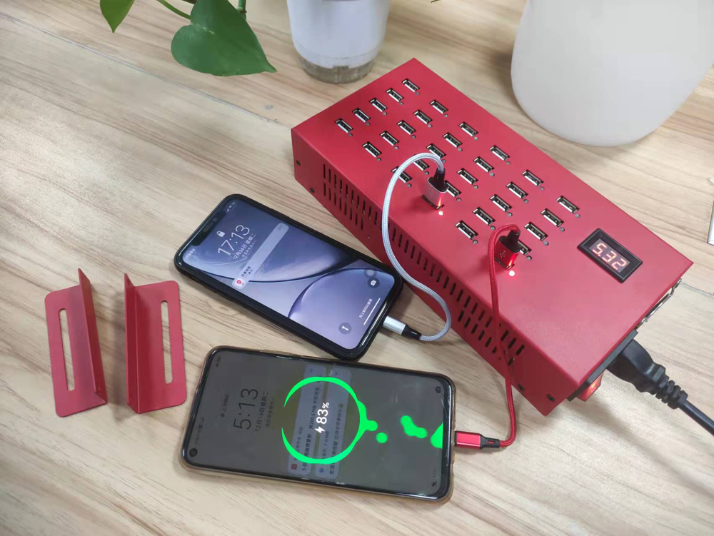 30 portas USB AI Charger-Red