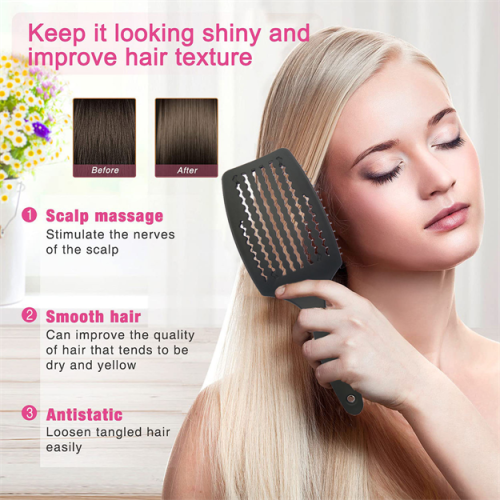 Какая расческа наименее вредна для волос?