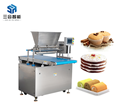 SanHe Commercial Automatic Cupcake Round Cake Sponge Cake Making and Filling Depositor Machine1