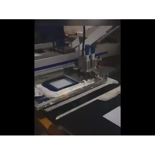 Vitrine de linha de montagem de produção de roupas esportivas