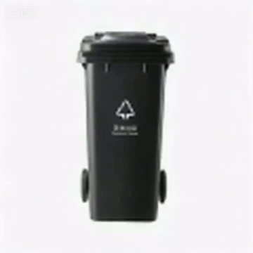 120A Black Plastic Other Waste Bin