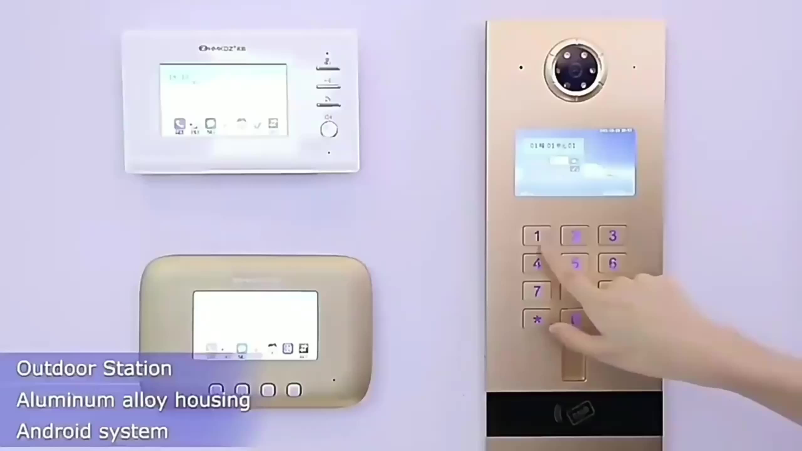 Video Doorbell Phone Access Control System Interphone1
