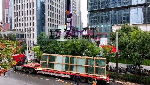 RDS 6T zware vacuümglasheffer: ideale oplossing voor glasinstallatie van 6 ton in beurshallen