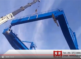 Rail Mounted Gantry Crane Erection