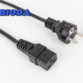 European 3Pin Plug to IEC C13 16A 250V 90 Degree Right Angle Power Cord - VDE Certified 3 Pin Adapter1