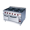 Stainless Steel Commercial 6 Burner Gas Range1